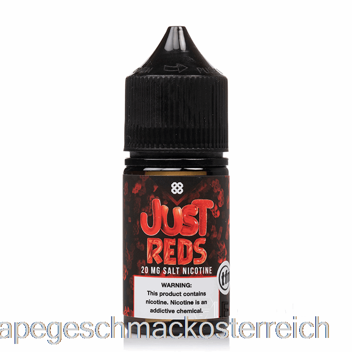 Just Reds – Exzisionssalz – Alt Zero – 30 Ml, 20 Mg Vape-Geschmack